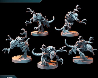 Híbridos de insectos - Puppetswar - Impresión de resina - Juegos de guerra de mesa