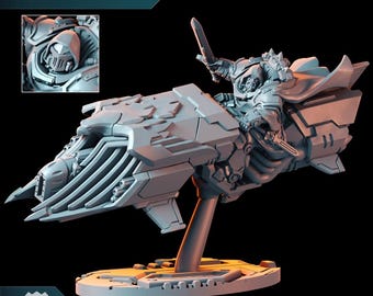 Jetbike Knight - Puppetswar - Resin Print
