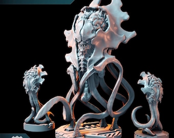 Señor de los Insectos Cerebrales - Puppetswar - Impresión en resina - Juegos de guerra de mesa