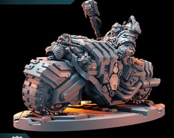 The Skull Rider - Puppetswar - Resin Print - Tabletop Wargaming