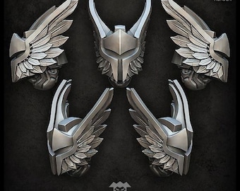 Angel Helmets  - Puppetswar - Resin Cast - Tabletop Wargaming