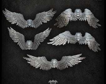 Angel wing-packs - Wargaming - Puppetswar - Resin Cast