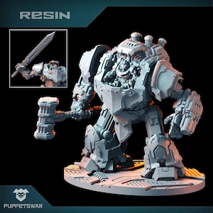 Exorcists Battlewalker v2 - Puppetswar - Resin Print
