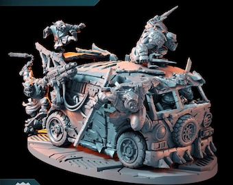 Orc Ninja Battle Van - Puppetswar - Odlew żywiczny i wydruk - Gry bitewne