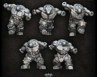 Orc Bodies  - Puppetswar - Resin Cast - Tabletop Wargaming