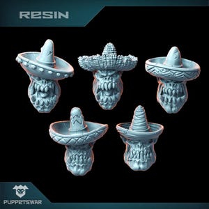 Cabezas de Amigo Orco - Puppetswar - Resina - Juegos de mesa de guerra
