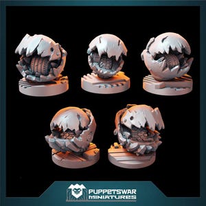 Orc Paqbots - Puppetswar - Resin Print