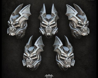 Nosferatu Helmets  - Puppetswar - Resin Cast - Tabletop Wargaming