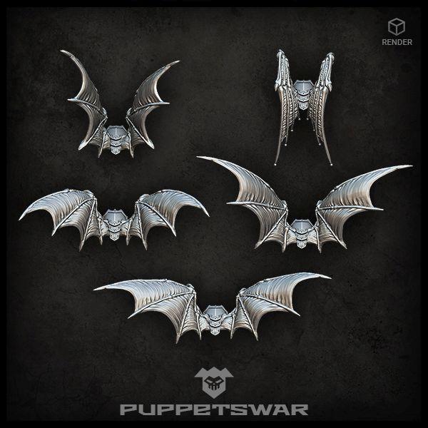 Bat wing-packs - Wargaming - Puppetswar - Resin Cast