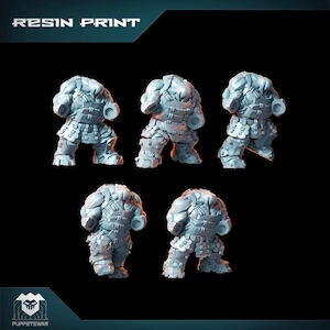 Bushi Orc Gunners Körper - Puppetswar - Harzdruck