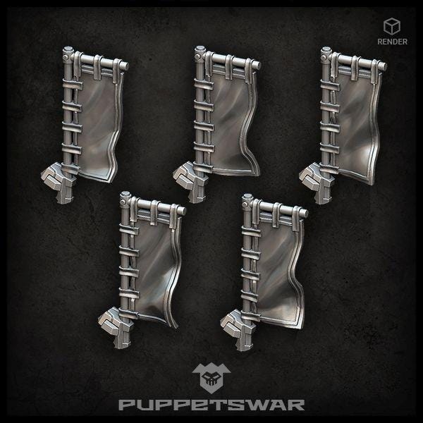 Bushi Banners - Wargaming - Puppetswar - Resin Cast