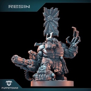 Orc Bushi Chieftain - Puppetswar - Resin Print - Tabletop Wargaming