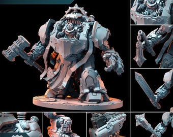 Exorcists Battlewalker v2 - Puppetswar - Resin Print - Tabletop Wargaming