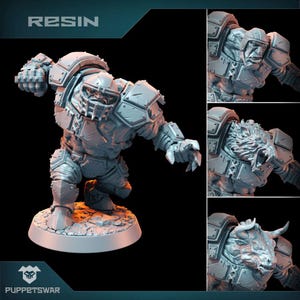 4 in 1 Fantasy Monster Player - Puppetswar - Resin Print