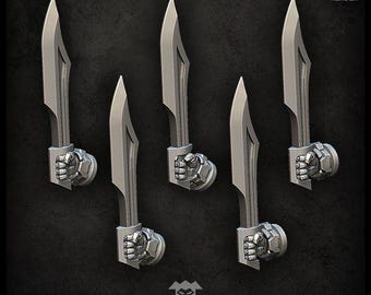 Spartan Swords [right]  - Puppetswar - Resin Cast - Tabletop Wargaming