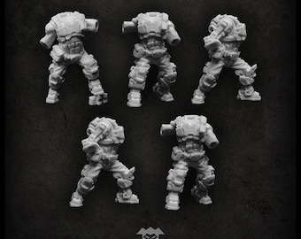 Veteran Commandos Bodies  - Puppetswar - Resin Cast - Tabletop Wargaming