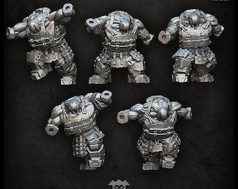 Bushi Orc Bodies  - Puppetswar - Resin Cast - Tabletop Wargaming