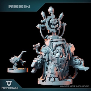 Orcanicus Engineer in Buster Armour - Puppetswar - Resin Print - Tabletop Wargaming