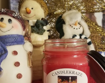 Christmas Memories - 8 oz Mason Jar Candle