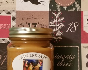 Frankincense & Myrrh- 8oz Mason Jar Candle