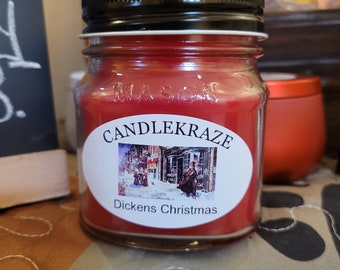 Dickens Christmas - 8oz Mason Jar Candle