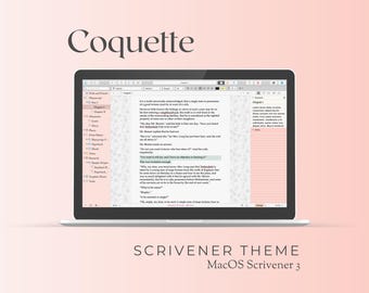 Coquette Light Scrivener Theme | macOS