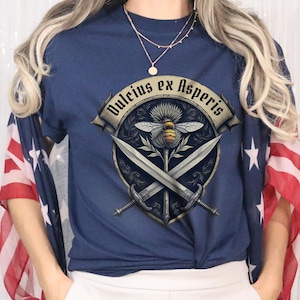 Ferguson Clan Crest T-Shirt: Scottish Family Motto, Medieval Tee