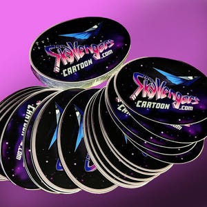 Stick'um- Skyvengers Cartoon Sticker