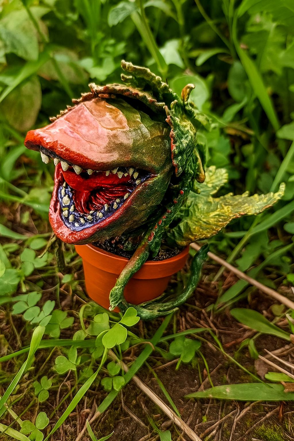 Audrey II Figure ,little Shop of Horrors, 3D Printed & Hand