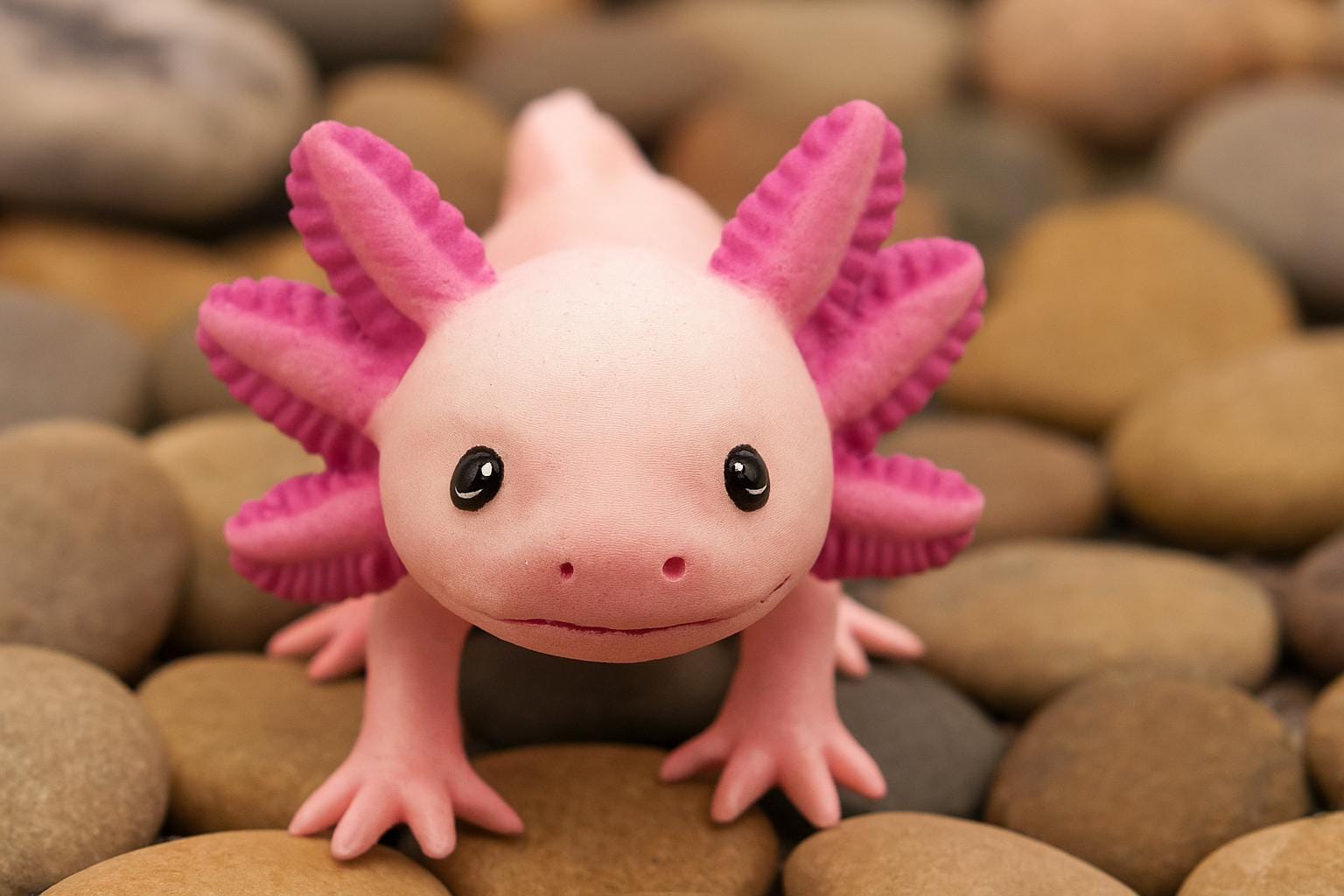 Figura de ajolote (rosa) - Pez salamandra - Modelo impreso en 3D y pintado  a mano - Etsy México, image size:1536x1024