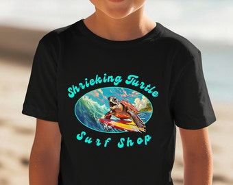 Boys' Surf Shop T-Shirt: Shrieking Turtle Graphic Tee