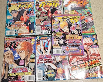 Shonen Jump Magazine Vintage 2007-2010 Naruto, Bleach, One Peice