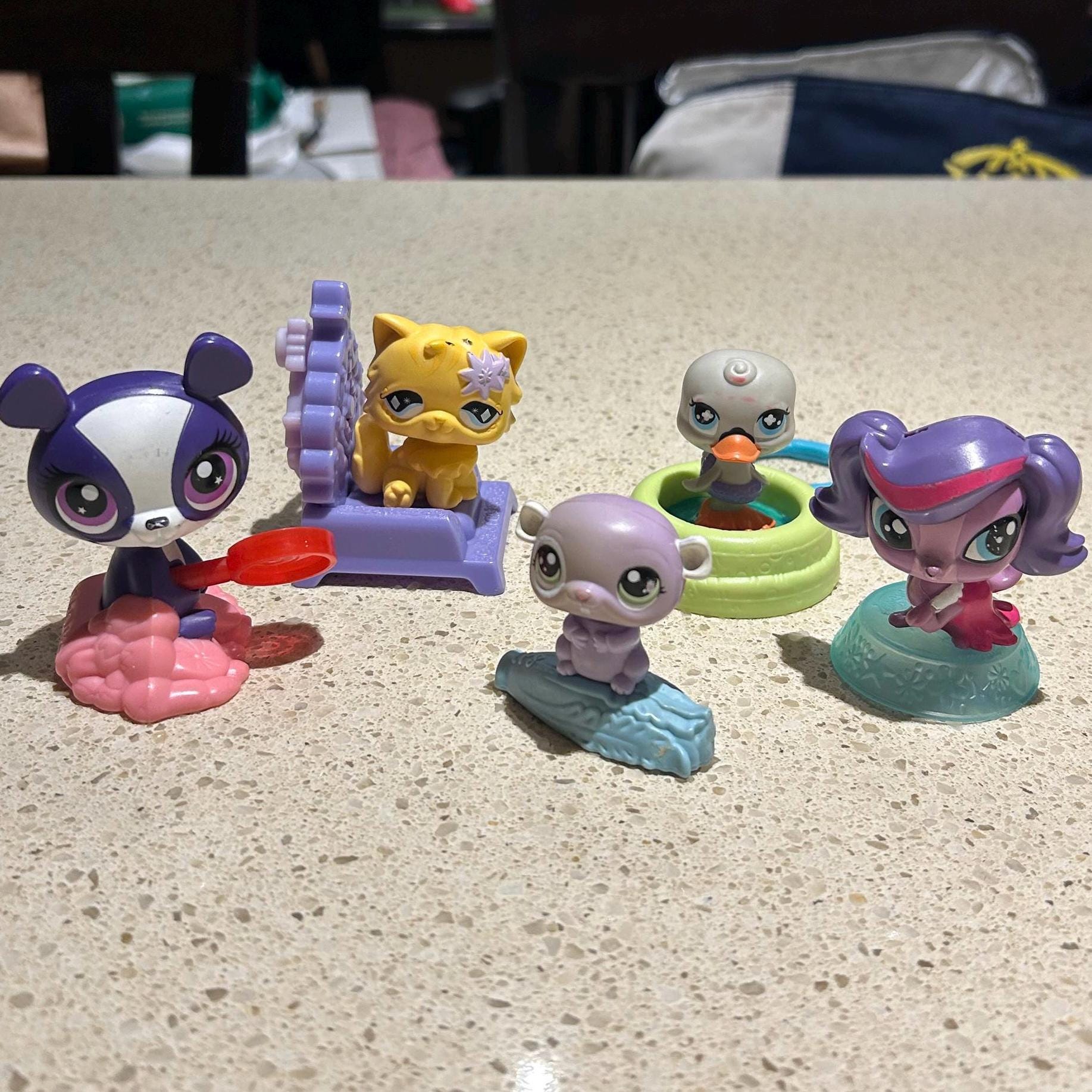 Roen　LPS＋コルトその他 Littlest Pet Shop Orange Persian Cat Purple Hamster Panda Zoe