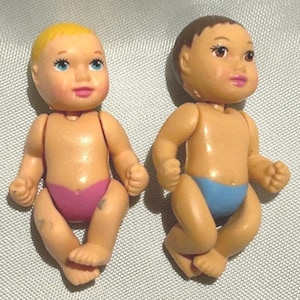 Barbie Pregnant Happy Family Babies 2002 Vintage Mattel Replacement Baby