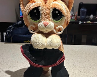 ゴ*ベ様 長靴をはいた猫　プス　シュレック　ぬいぐるみ　シンガポール シュレック 長靴をはいた猫 14インチ スイートトーキングぬいぐるみ