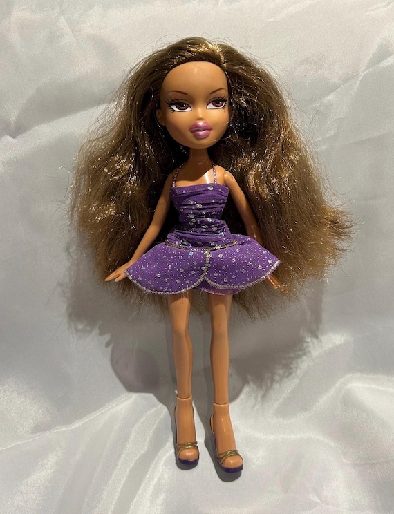 bratz doll purple dress Bratz World House Yasmin Doll