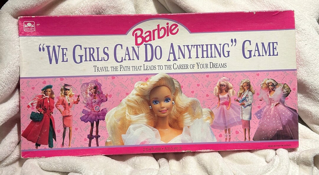 Barbie We Girls Can Do Anything Game 1991 Vintage Mattel Etsy Il 9d34