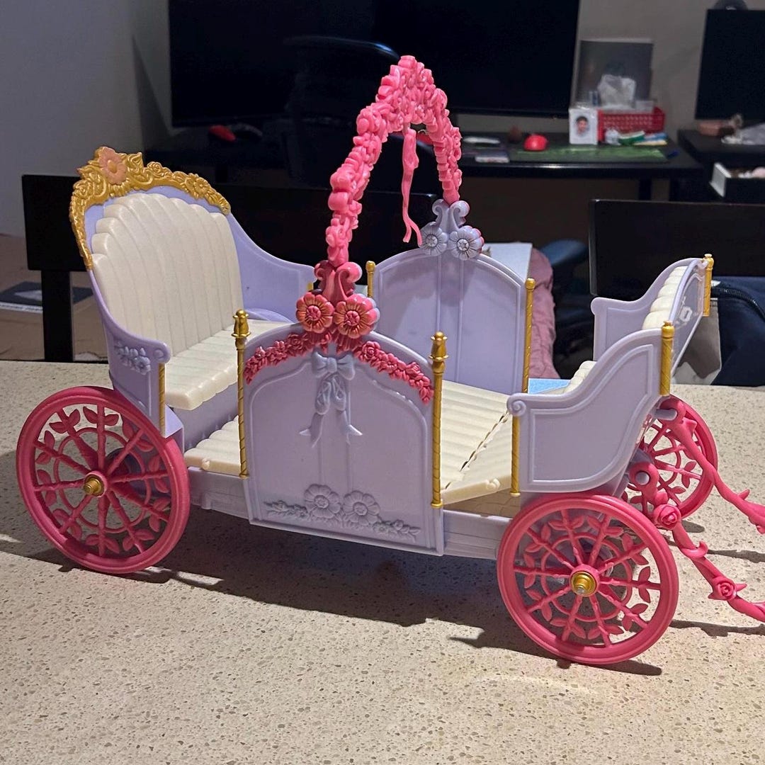 Barbie 12 Principesse Danzanti Carrozza Espandibile 2005 Vintage