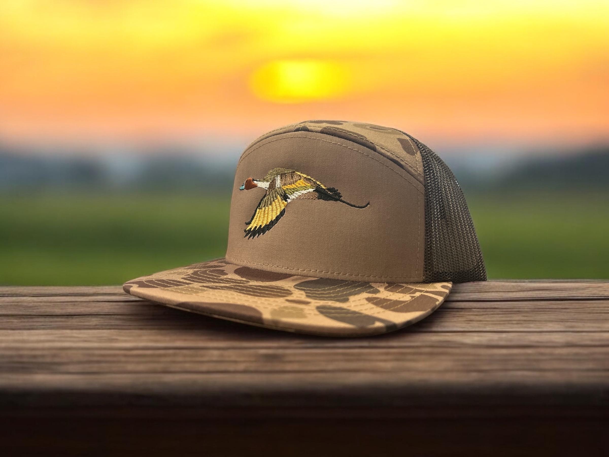PinTail Duck Embroidered Hat (7 panel SnapBack)