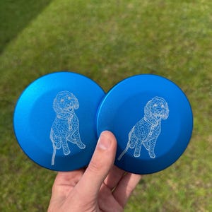 Minimarcador de disco de golf personalizado / Minimarcador de aluminio personalizado / Regalo grabado para golfistas de disco