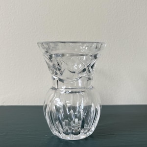 Vase with Cut crystal vase - Bud Vase for All Occasions gift or decor