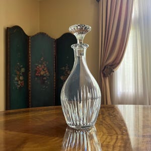 Baccarat France Crystal Glass &quot;Massena&quot; Decanter and Stopper