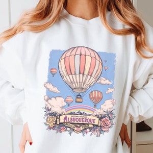Albuquerque Balloon Fiesta Sweatshirt, New Mexico Hot Air Balloon Festival, Balloon Festival Sweatshirt, Fun Balloon Sweatshirt, New Mexico