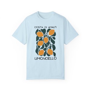 Camisa de limón Limoncello, camiseta de la Costa de Amalfi, camisa de limón, camisa de Positano, camiseta de limones italianos Camisa estilo Matisse La Dolce Vita imagen 9