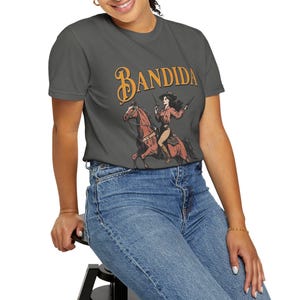 Bandida Distressed Shirt Western Horse Shirt Bandit Cowgirl Shirt Rebel Country Girl Shirt Bohemian Shirt Western Cowgirl Bandita bandits image 7
