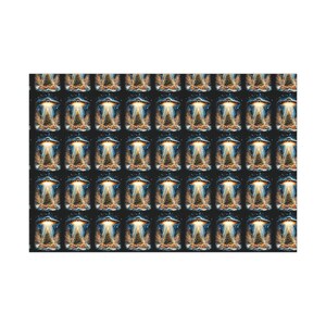 UFO Abducting Christmas Presents Wrapping Paper Holiday White Elephant Gift Wrap UFO Lover Alien Space Lover Sci-fi Paranormal Gift image 4