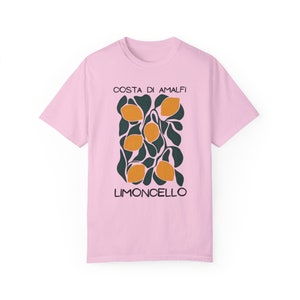 Camisa de limón Limoncello, camiseta de la Costa de Amalfi, camisa de limón, camisa de Positano, camiseta de limones italianos Camisa estilo Matisse La Dolce Vita imagen 8