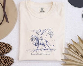Liberté, Égalité, Fraternité Shirt Womens rights subtle pro choice shirt Inclusion equality anti Trump Feminist tee anti facist free speech