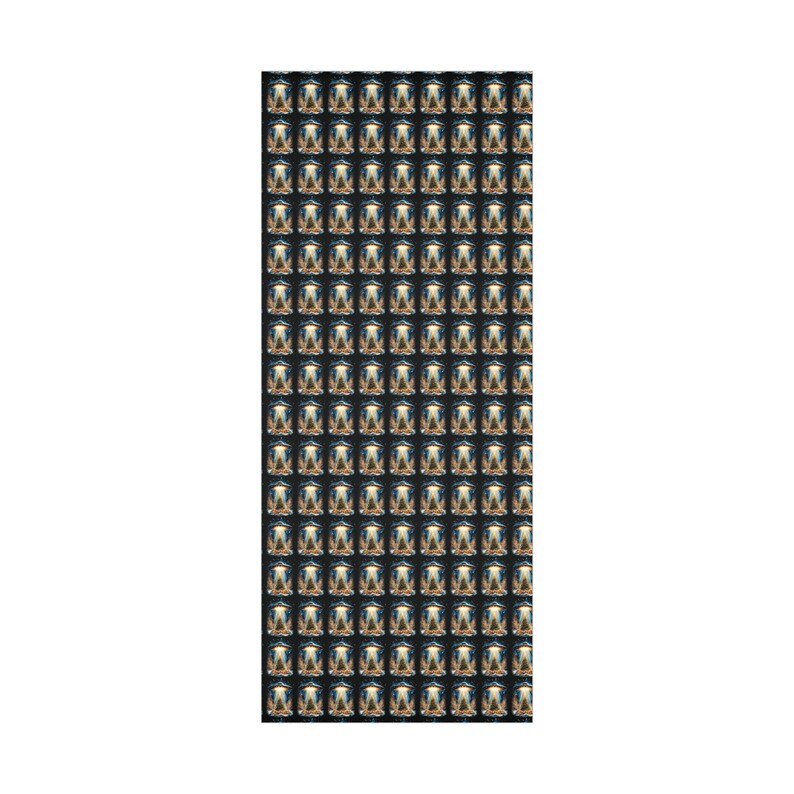 UFO Abducting Christmas Presents Wrapping Paper Holiday White Elephant Gift Wrap UFO Lover Alien Space Lover Sci-fi Paranormal Gift image 6