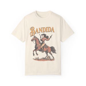 Bandida Distressed Shirt Western Horse Shirt Bandit Cowgirl Shirt Rebel Country Girl Shirt Bohemian Shirt Western Cowgirl Bandita bandits image 9